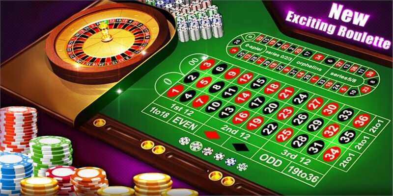 Giao diện game Roulette Vin777 chân thực và sống động